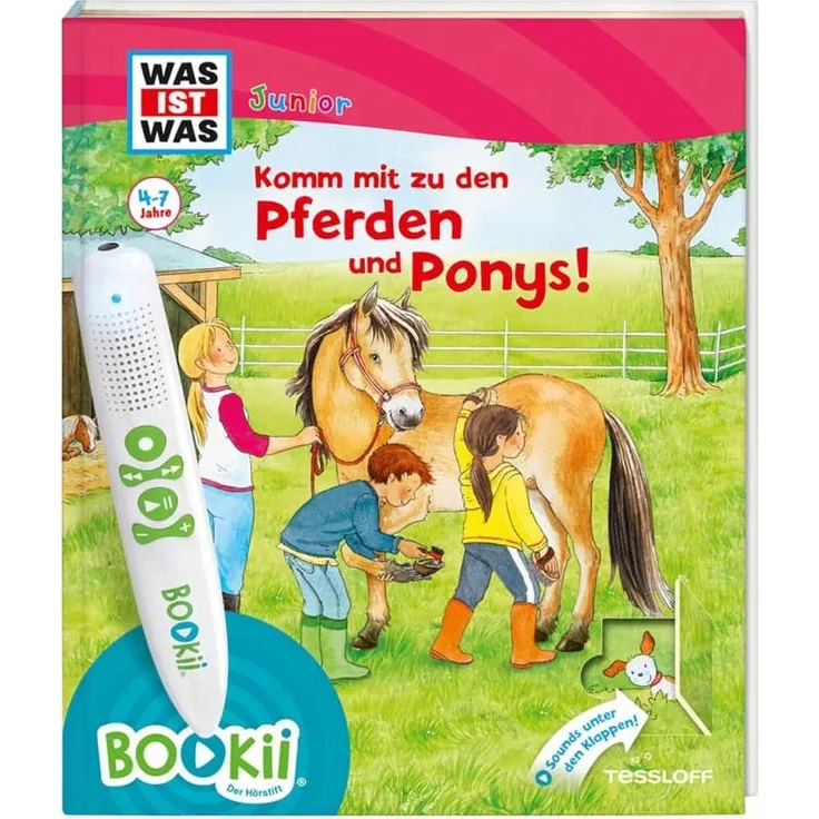 Tessloff BOOKii® WAS IST WAS Junior Komm mit zu den Pferden und Ponys!