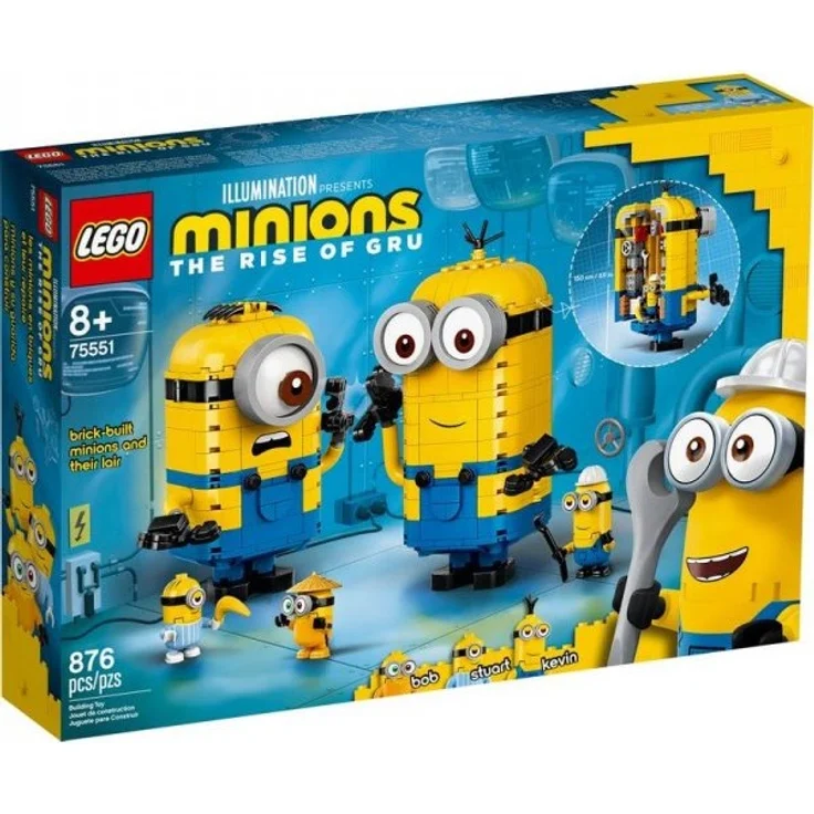 LEGO Minions 75551 'Minions-Figuren Bauset mit Versteck', 876 Teile, ab 8 Jahren - Preisvergleich – Bild 2