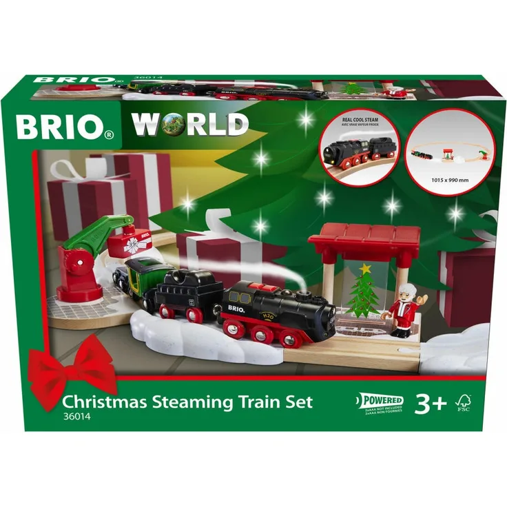 BRIO - Weihnachts-Dampfzug-Set