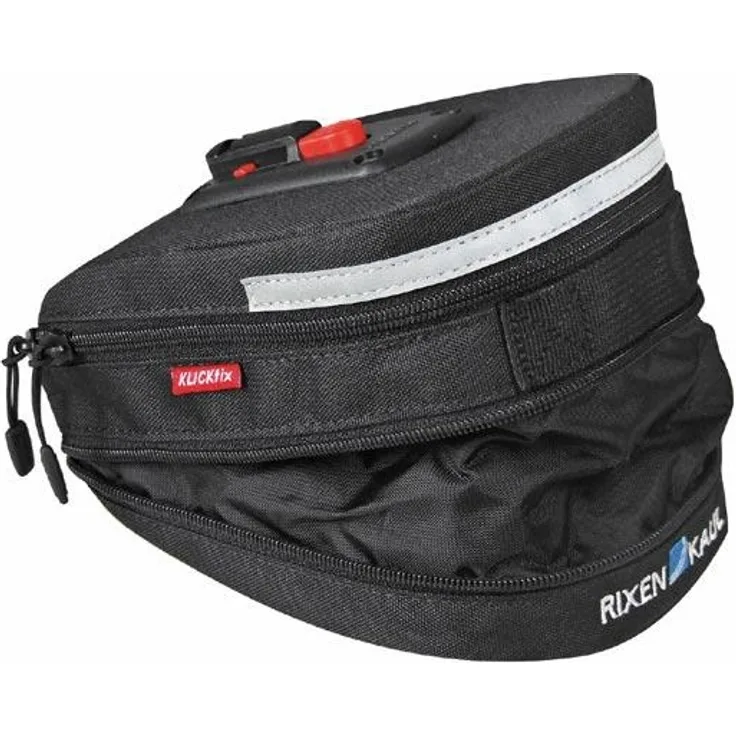 KLICKfix Micro 200 Satteltasche erweiterbar Fahrradtasche schwarz