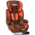 KIDUKU Autokindersitz, Braun/Orange, 9-36 kg (Gruppe 1/2/3)