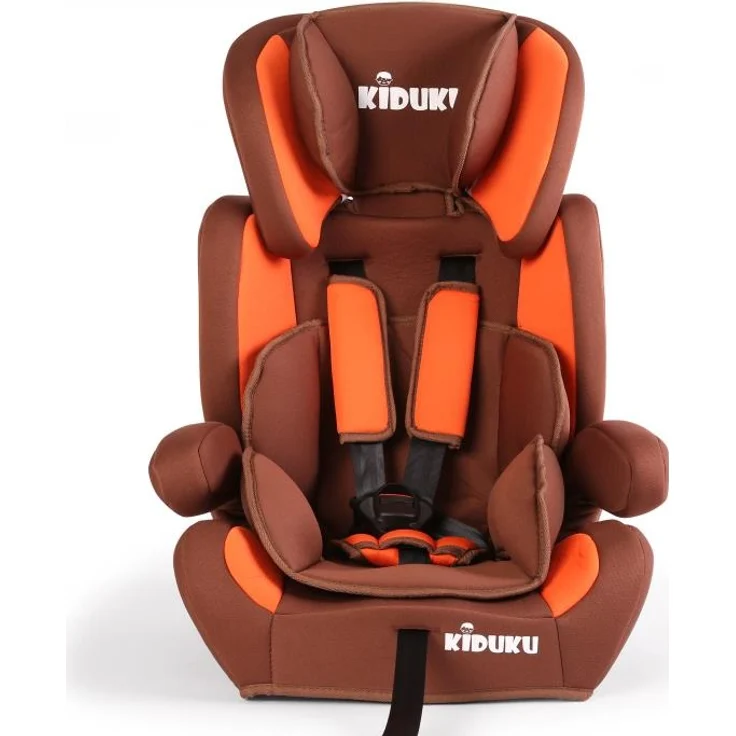 KIDUKU Autokindersitz, Braun/Orange, 9-36 kg (Gruppe 1/2/3) – Bild 3