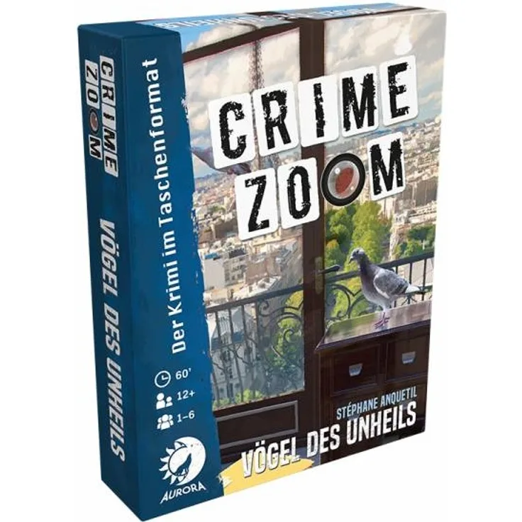 Asmodee Crime Zoom Fall 2: Vögel des Unheils Kartenspiel
