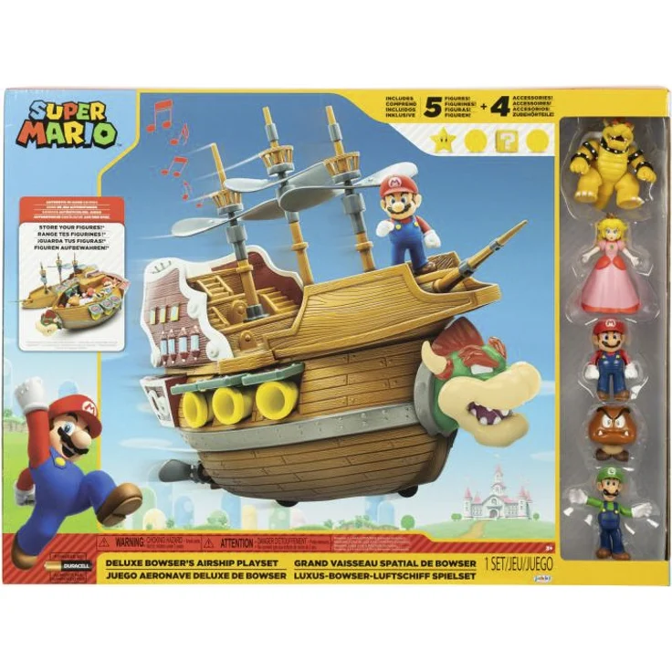 Super Mario - Spielset Bowsers Luftschiff – Bild 1
