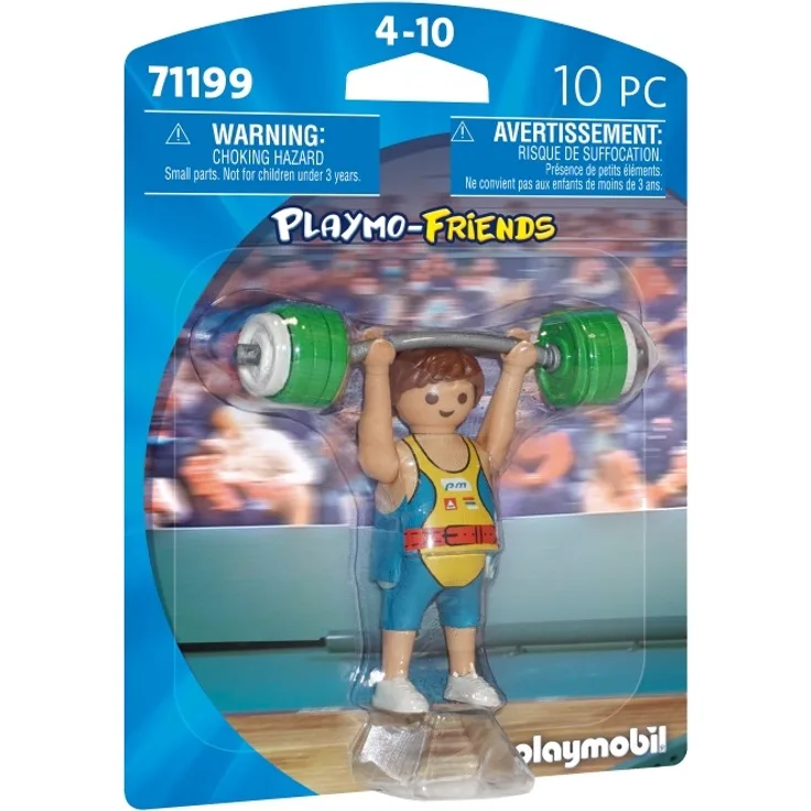 PLAYMOBIL Sports & Action 71199 'Gewichtheber', 10 Teile, ab 4 Jahren