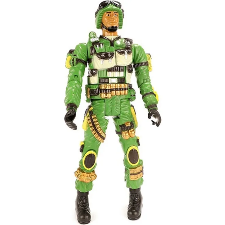 ARMY Militär Soldat bewegliche Spielfigur 47 cm