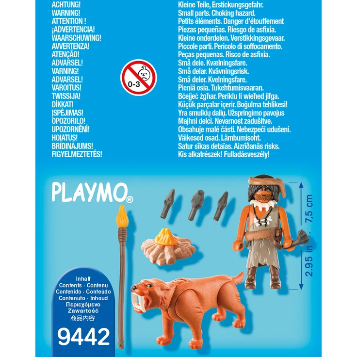 Playmobil Special Plus 9442 'Neandertaler mit Säbelzahntiger', 13 Teile, ab 4 Jahren - Preisvergleich – Bild 3