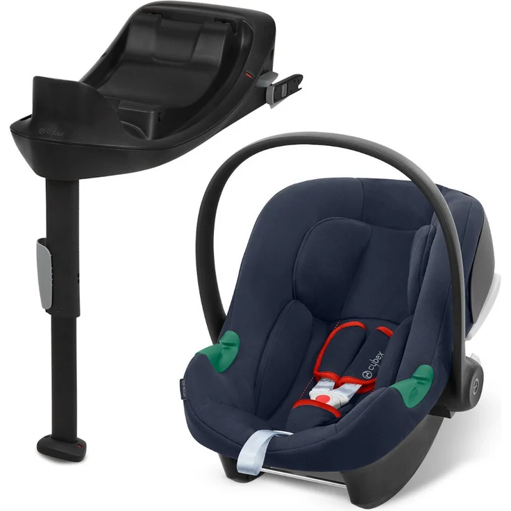 Cybex Aton B2 i-Size Babyschale inkl. Base One Bay Blue – Bild 9