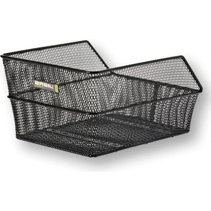 Basil Schultaschenkorb Cento S schwarz engmaschig 36x26x18 cm – Bild 1