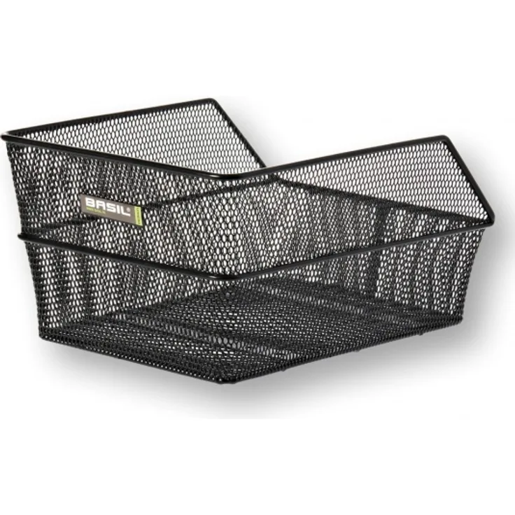 Basil Schultaschenkorb Cento S schwarz engmaschig 36x26x18 cm