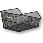 Basil Schultaschenkorb Cento S schwarz engmaschig 36x26x18 cm