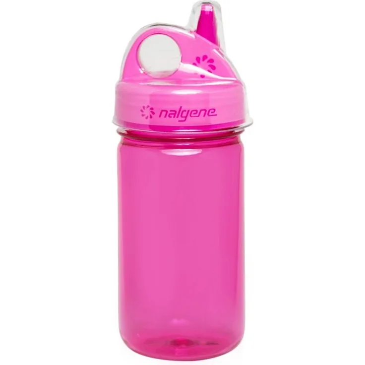 Nalgene Kinderflasche 'Grip-n-Gulp', 0,35 L mit Deckel pink