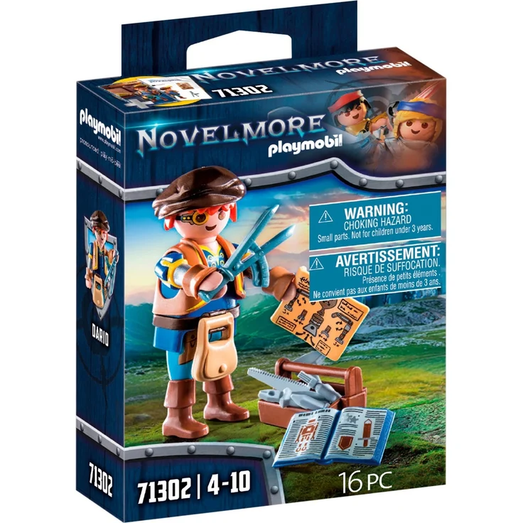 PLAYMOBIL 71302 Novelmore 'Dario mit Werkzeug', 16 Teile, ab 4 Jahren – Bild 1