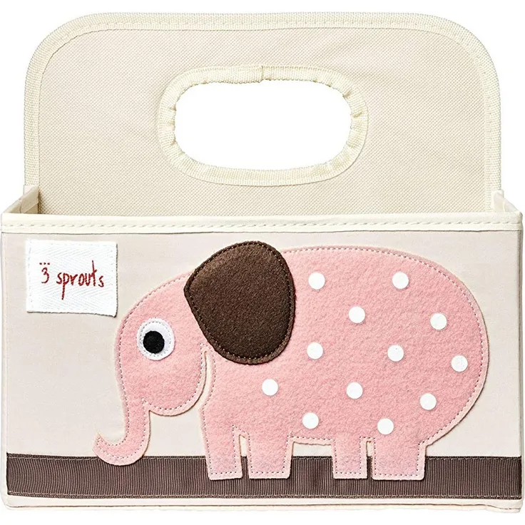 3 Sprouts UDCELE Windelutensilo Elefant, mehrfarbig