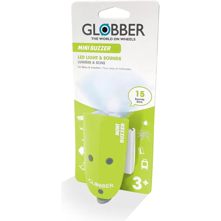 Authentic Sports Globber Mini Buzzer LED Light & Sounds grün