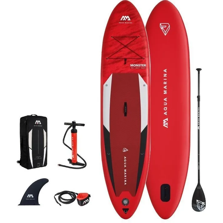 Aqua Marina 'SUP Monster 12.0', Komplettset, 366 x 84 x 15 cm, bis 170 kg, rot