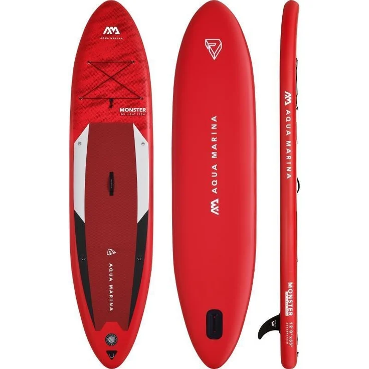 Aqua Marina 'SUP Monster 12.0', Komplettset, 366 x 84 x 15 cm, bis 170 kg, rot – Bild 2