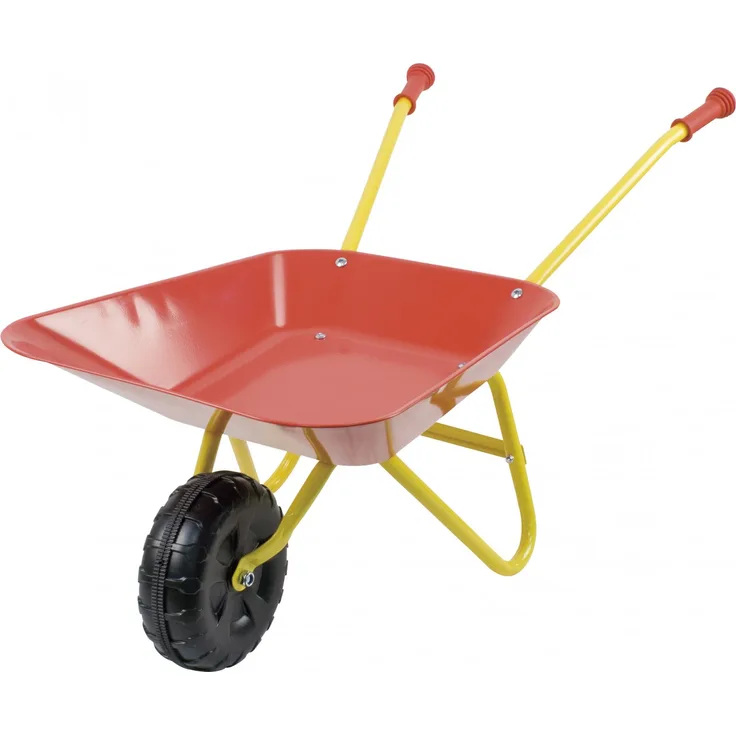 Kinderschubkarre rot gelb Maße: 76 x 38 x 38 cm - Preisvergleich