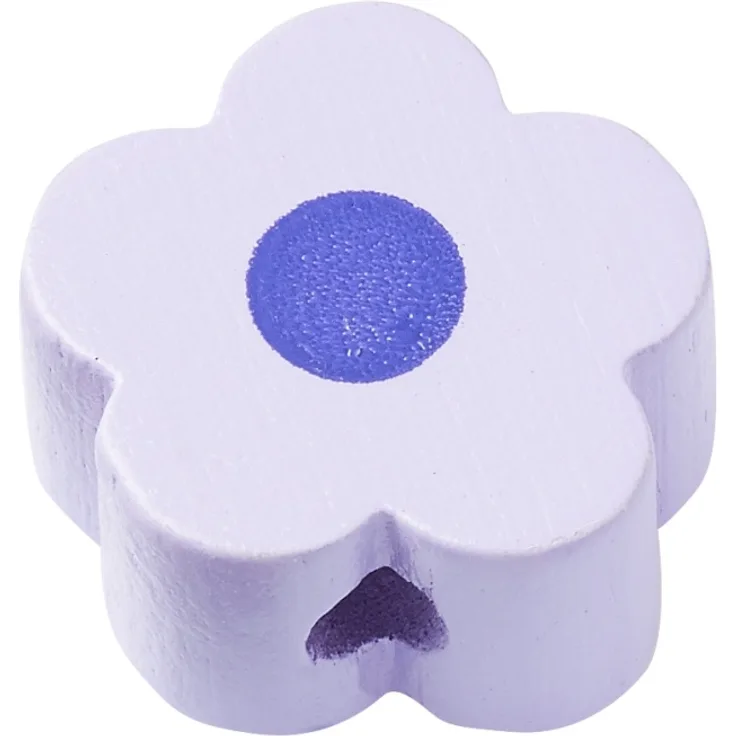 Schnulli-Blmchen, 16 x 15,5 x 8 mm, DL 3 mm, flieder, Btl. 4 St.