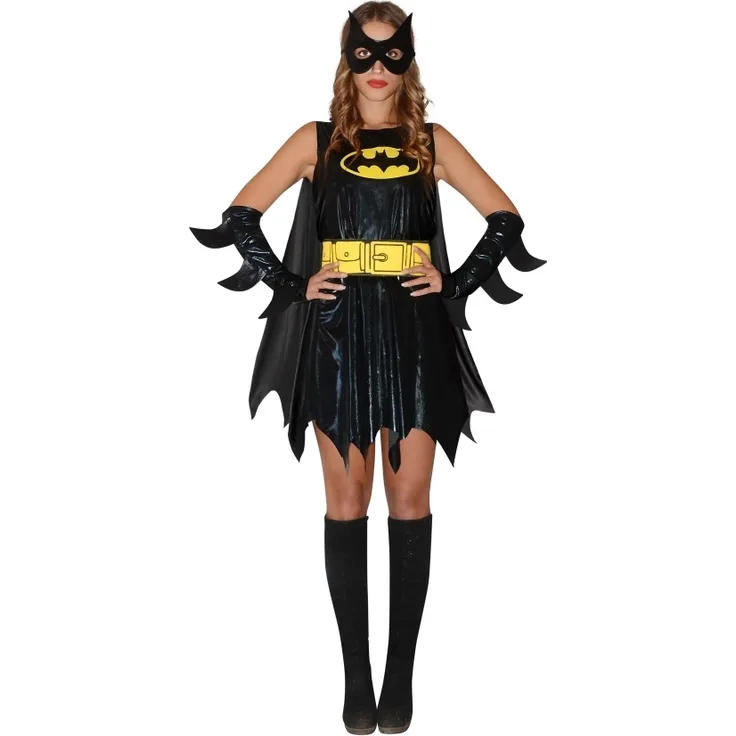 DC Comics anzug Batgirl Damen Polyester schwarz 8-teilig Größe M