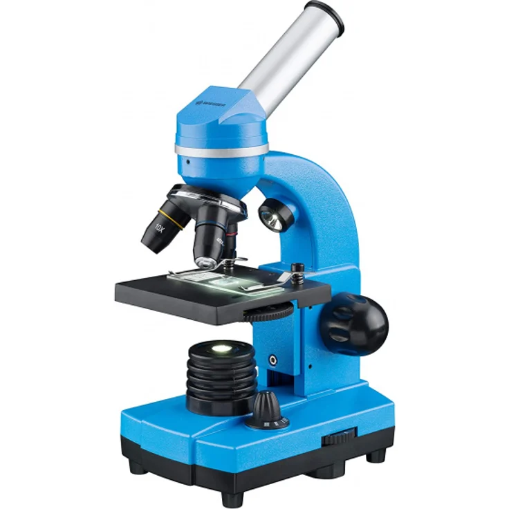 Bresser Optics Junior Digitales Mikroskop Blau Aluminium Kunststoff 1600x 40x LED – Bild 1