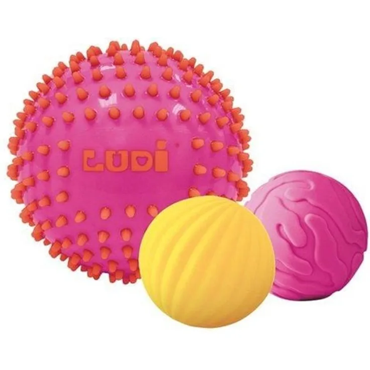 LUDI Sensory ball set - pink