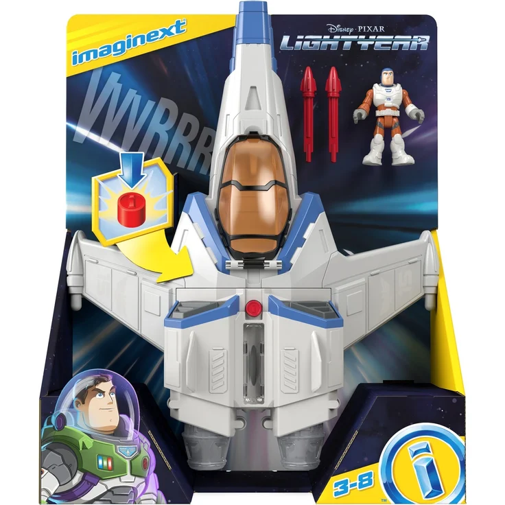 Mattel - Imaginext Lightyear Buzz Lights & Sounds XL-15 Raumschiff – Bild 1