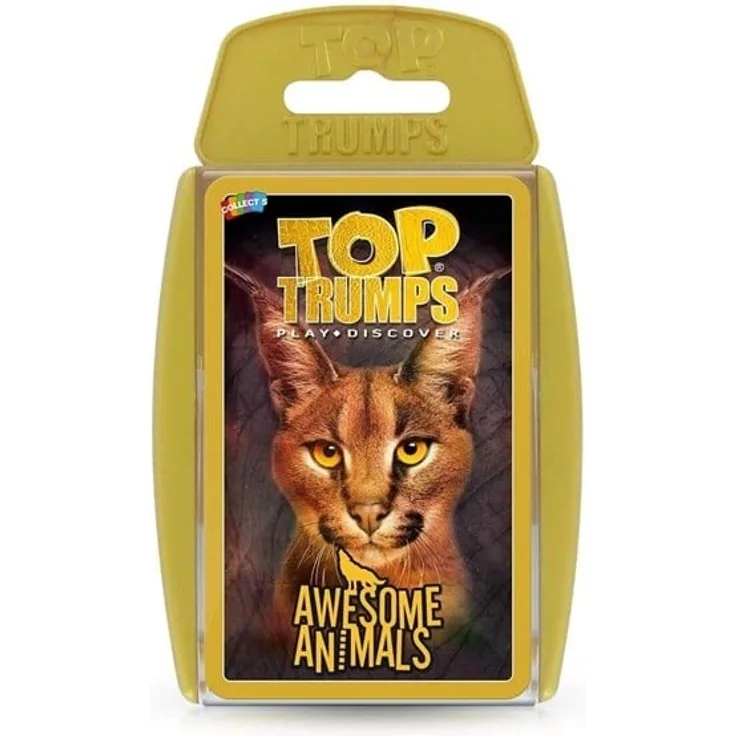 Winning Moves Awesome Animals Top Trumps Card Game (English)