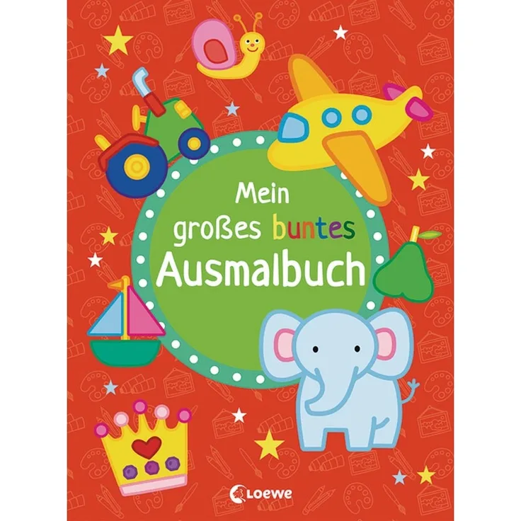 Mein großes buntes Ausmalbuch Elefant