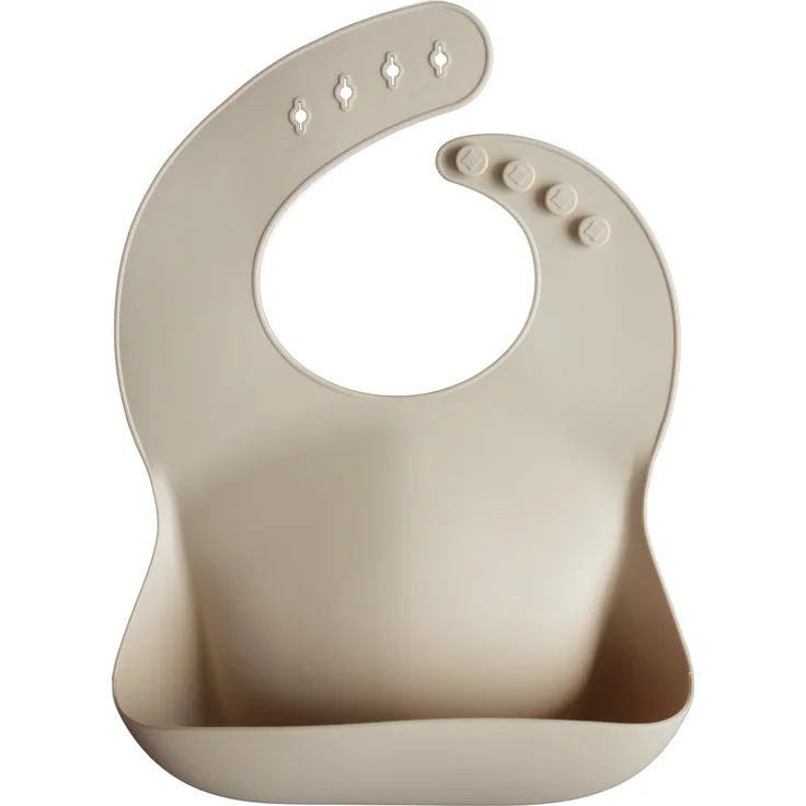 Mushie Silikon-Lätzchen Shifting Sand Braun sand - Preisvergleich