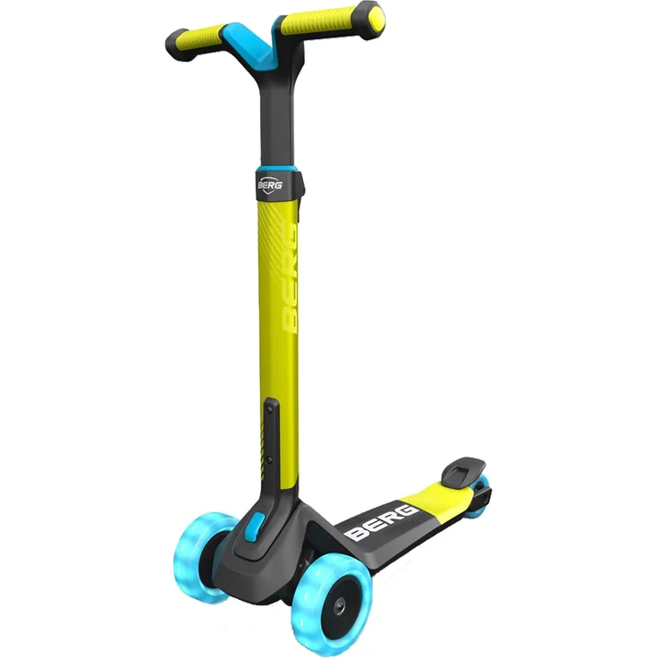 BERG Scooter - Tretroller Nexo lime + Lights LED-Räder – Bild 3
