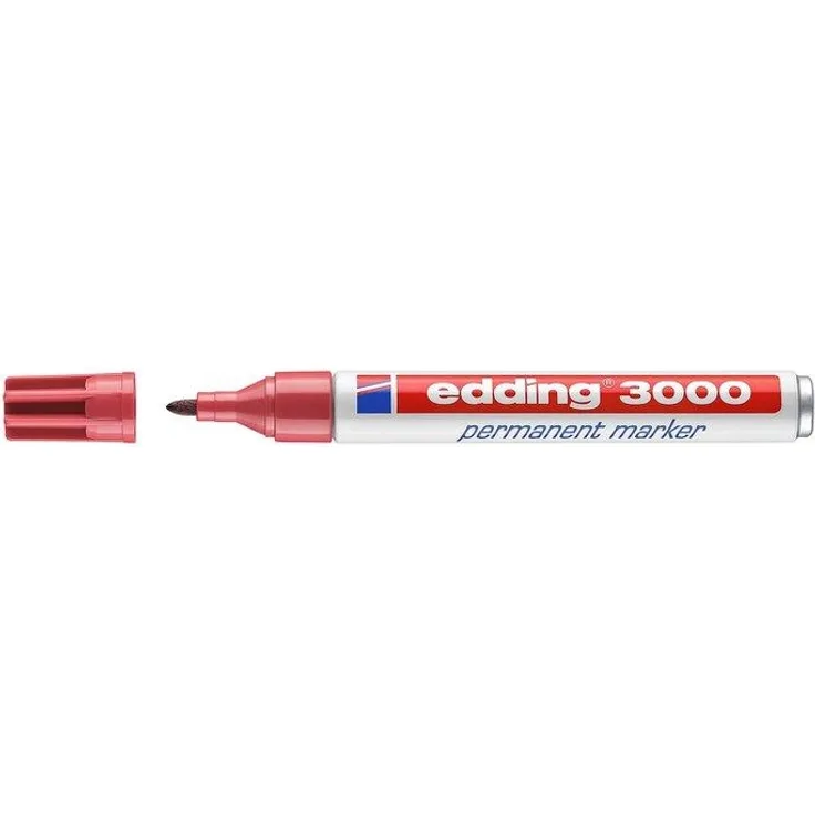 Edding 3000 | Permanentmarker 1. 5-3mm Karminrot