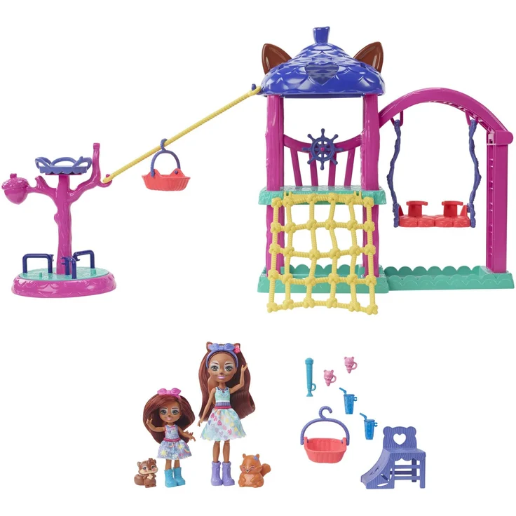 Mattel - Enchantimals City Tails Abenteuer-Spielplatz Spielset – Bild 2