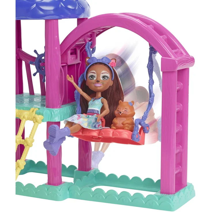 Mattel - Enchantimals City Tails Abenteuer-Spielplatz Spielset – Bild 6