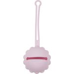 Nattou Schnullerhalter aus Silikon, Praktisches Schnuller-Etui für alle Modelle, BPA-frei, Ca. 18 cm, Silicon, Lila