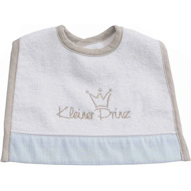 Be Be's Collection 510-50 Mini-Klett Lätzchen Prinz neu blau