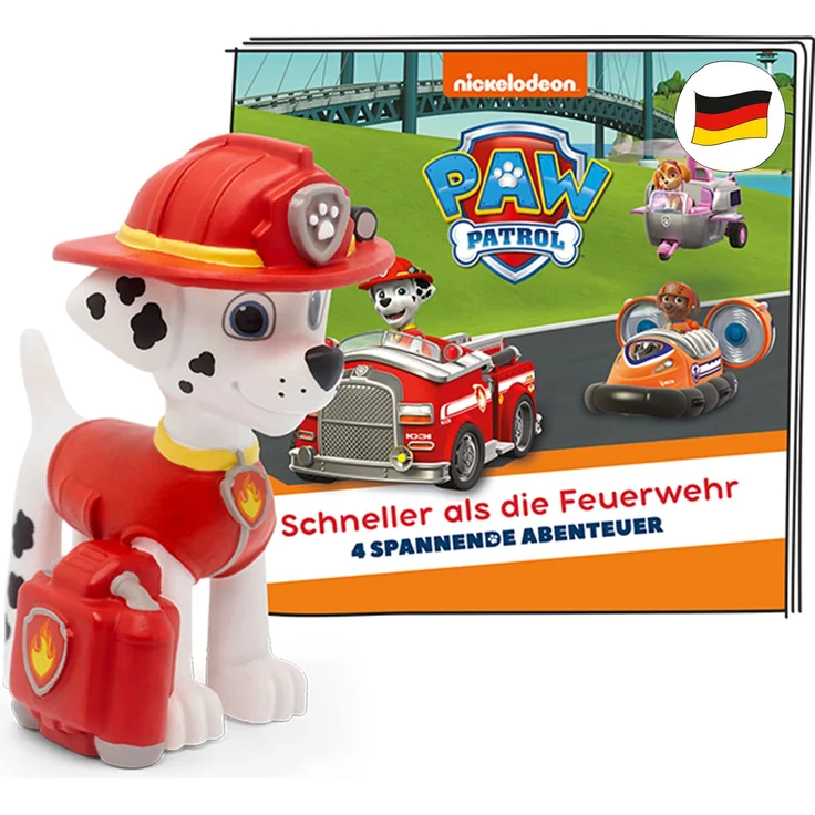 Tonies Paw Patrol 'Schneller als die Feuerwehr', Hörfigur mit ca. 59 Minuten Spielzeit, ab 3 Jahren – Bild 1