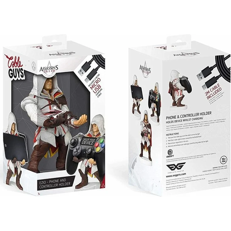 Cable Guy - EZIO, Assassins Creed, Stnder fr Controller, Smartphones und Tablets – Bild 3