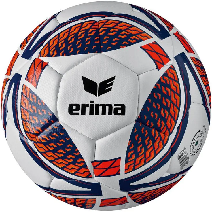Erima Unisex Erwachsene Senzor Training Fußball, New Navy-Fiery Coral, 4
