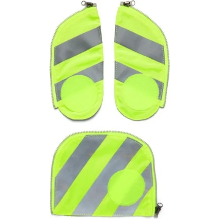 Ergobag Fluo-Zip Set mit Reflektorstreifen Gelb