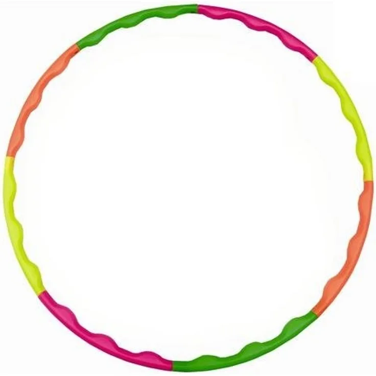 Hudora 76391 'Hula Hoop' Reifen, ab 3 Jahren, verstellbar von 60 bis 90 cm Durchmesser, 8 individuell zusammensteckbare Reifenteile