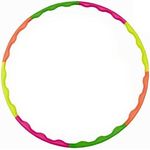 Hudora 76391 'Hula Hoop' Reifen, ab 3 Jahren, verstellbar von 60 bis 90 cm Durchmesser, 8 individuell zusammensteckbare Reifenteile