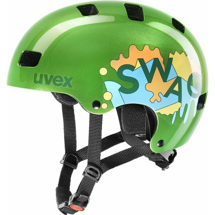 Uvex Unisex Jugend, kid 3 Fahrradhelm, green, 51-55 cm – Bild 1