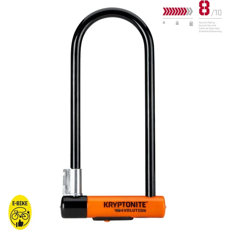 Kryptonite Evolution LS Schloss - Schwarz/Orange. – Bild 1