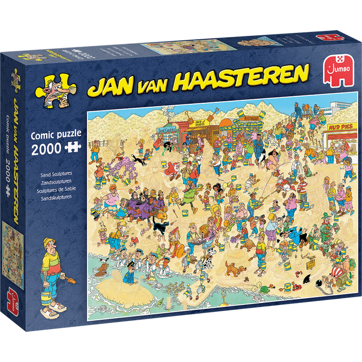 Jumbo Spiele 20072 Jan van Haasteren Sandskulpturen, 2000 Teile Puzzle