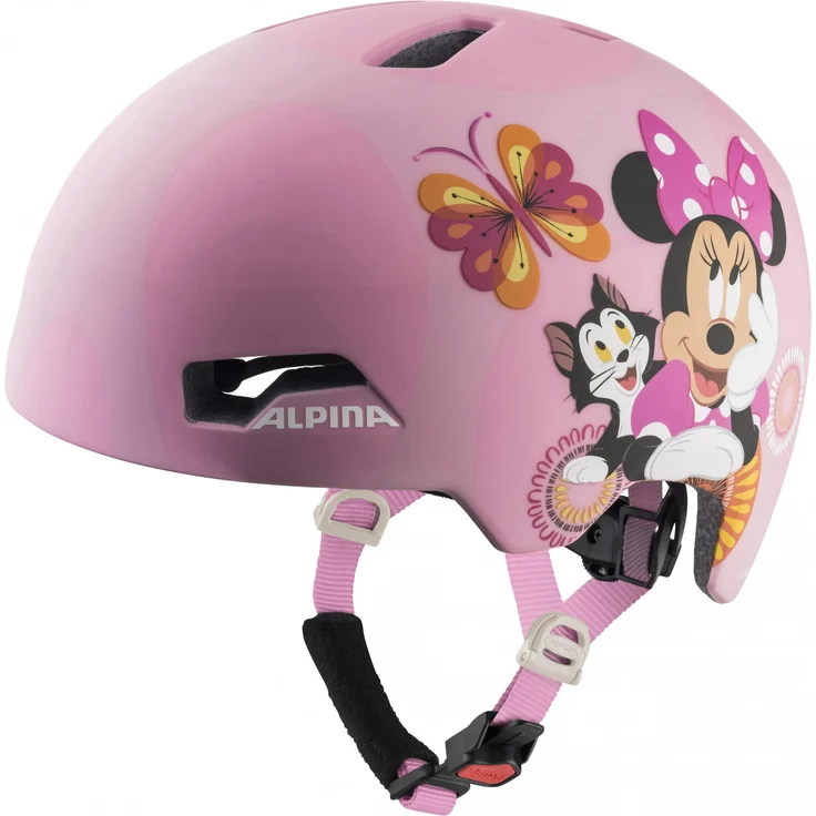 Alpina Kids Hackney Disney Minni Mouse, Größe 51 - 56 cm - Fahrradhelm, Farbe Pink – Bild 1