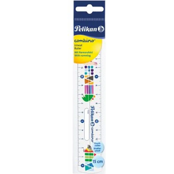 Pelikan Lineal combino® 15 cm, bruchsicher