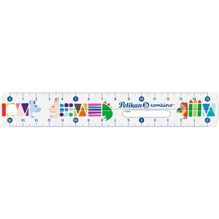 Pelikan Lineal combino® 15 cm, bruchsicher – Bild 2