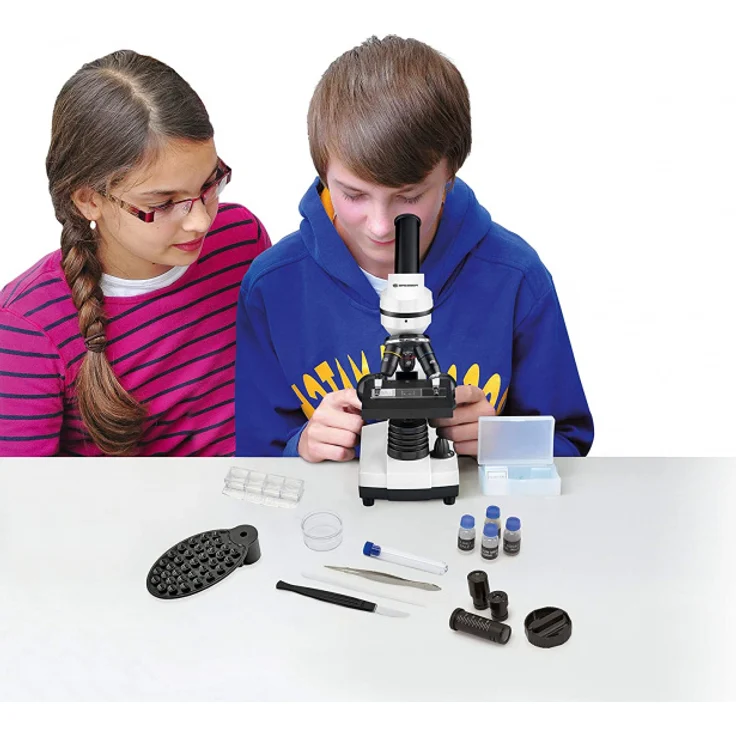 Bresser Optik Biolux SEL Kindermikroskop Monokular 1600 x Beleuchtung Durchlicht – Bild 3