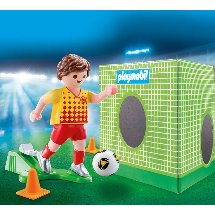 Playmobil Special Plus 70157 'Fußballspieler mit Torwand', 11 Teile, ab 4 Jahren – Bild 4